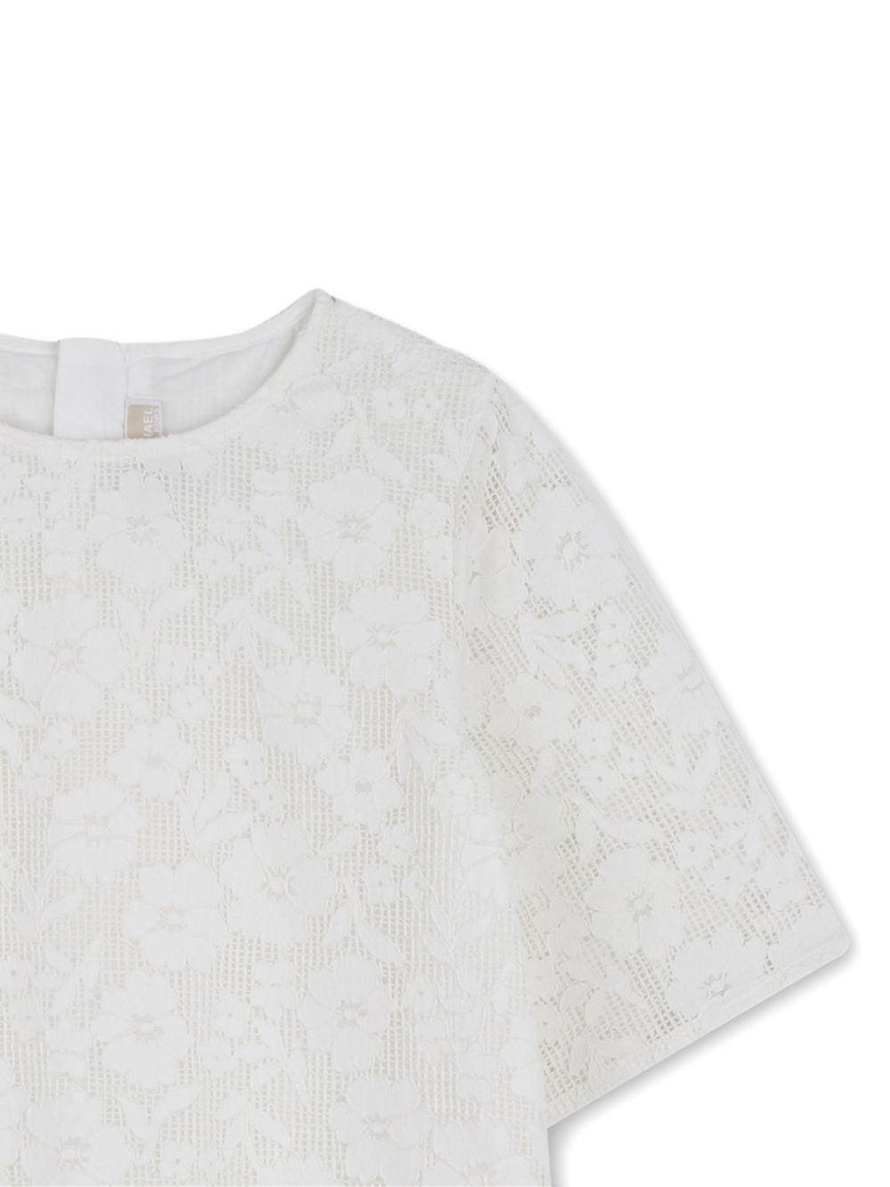 Abito bianco sporco per bambina R30593 117 Michael Kors Kids 