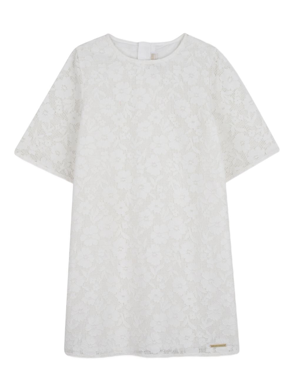 Abito bianco sporco per bambina R30593 117 Michael Kors Kids 