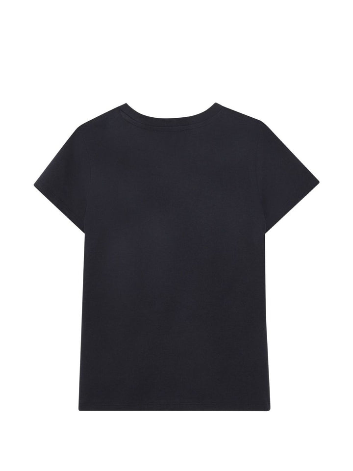 T-shirt nero per bambina R30603 09B Michael Kors Kids 