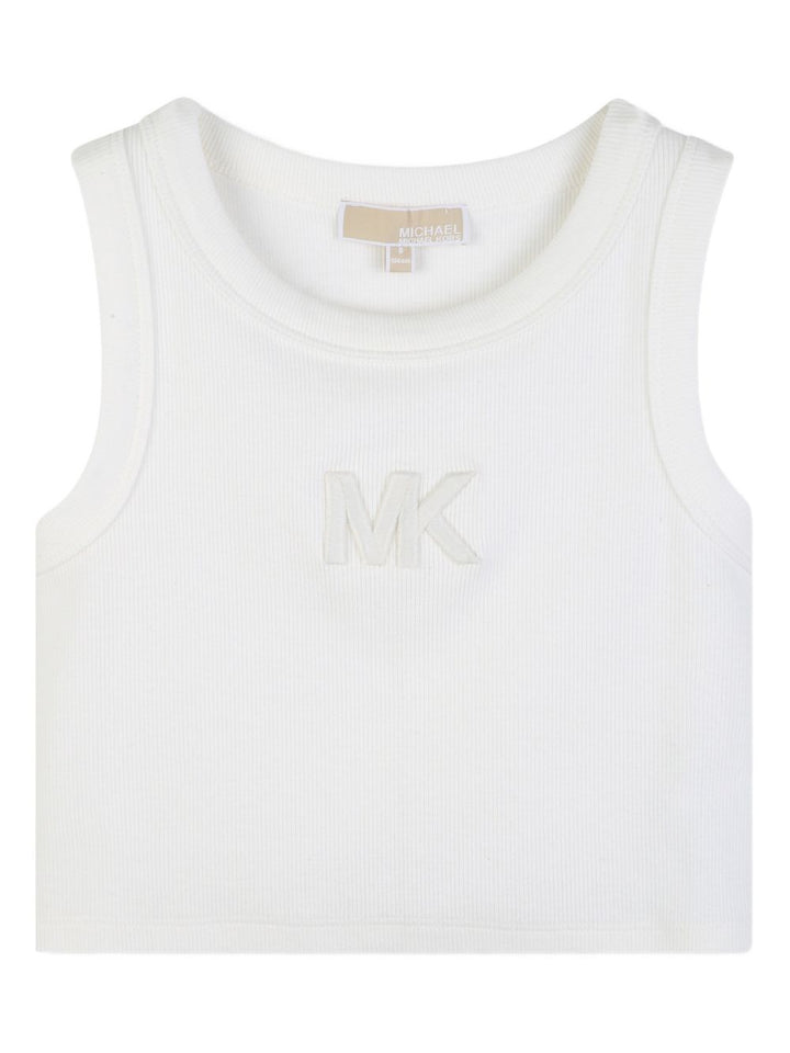 Canotta bianco sporco per bambina R30609 117 Michael Kors Kids 