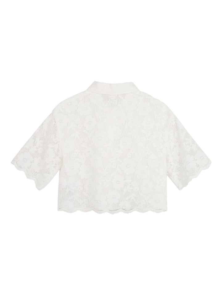 Camicia bianca per bambina R30645 117 Michael Kors Kids 