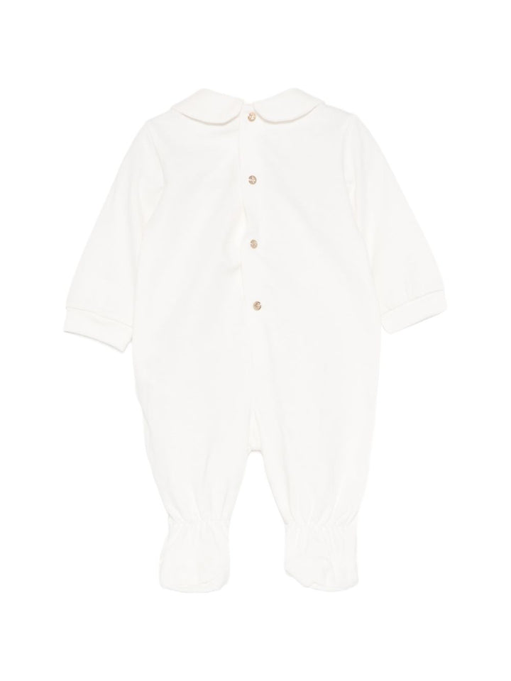 Tutina crema per neonata BNTU0190JF031 0233 Miss Blumarine 