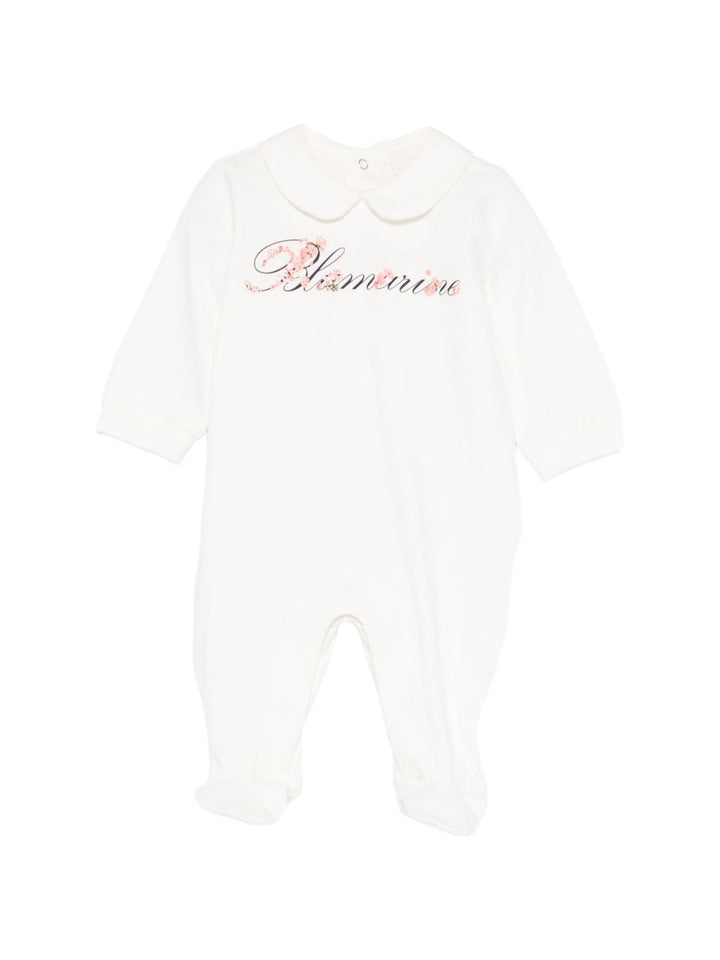 Tutina crema per neonata BNTU0190JF031 0233 Miss Blumarine 