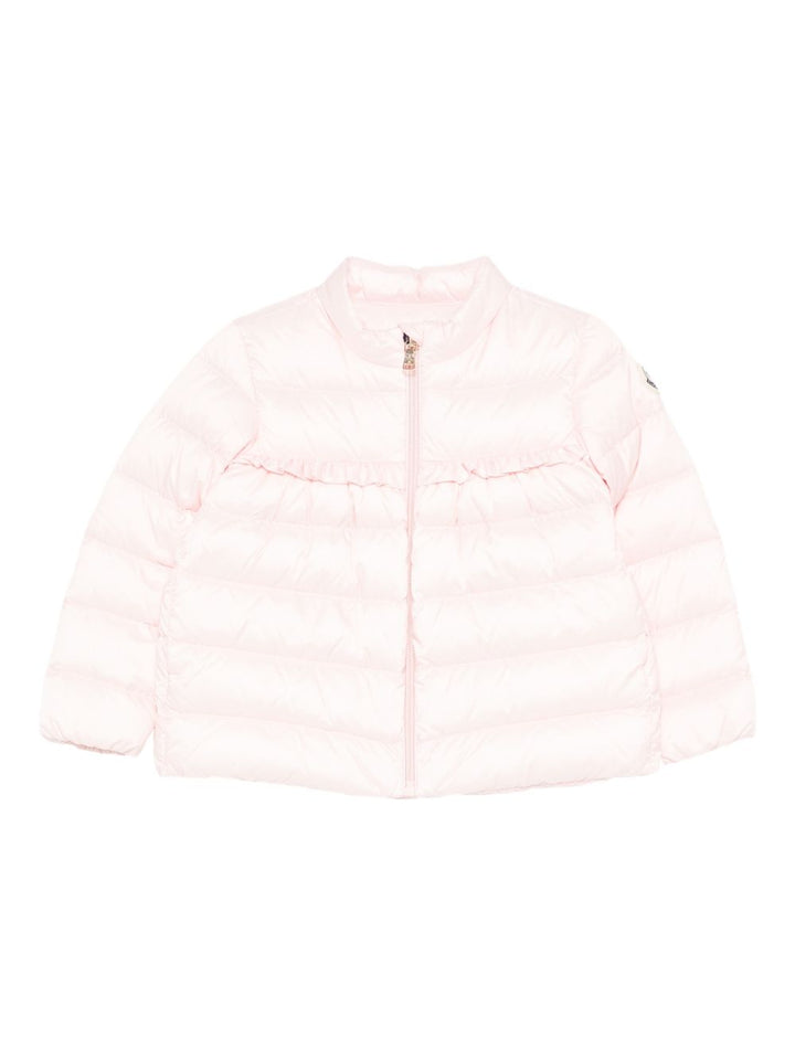 Giubbotto rosa chiaro per neonata 9511A00008597YF 503 Moncler Kids 