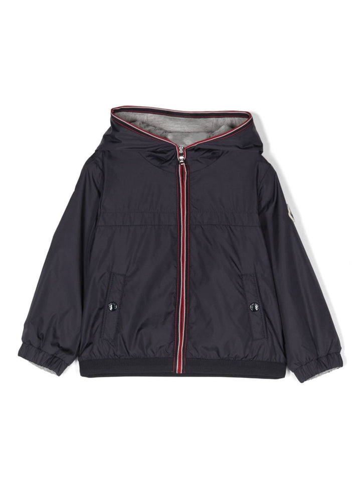 Giubbotto blu scuro per neonato 9511A0002253A5E 742 Moncler Kids 