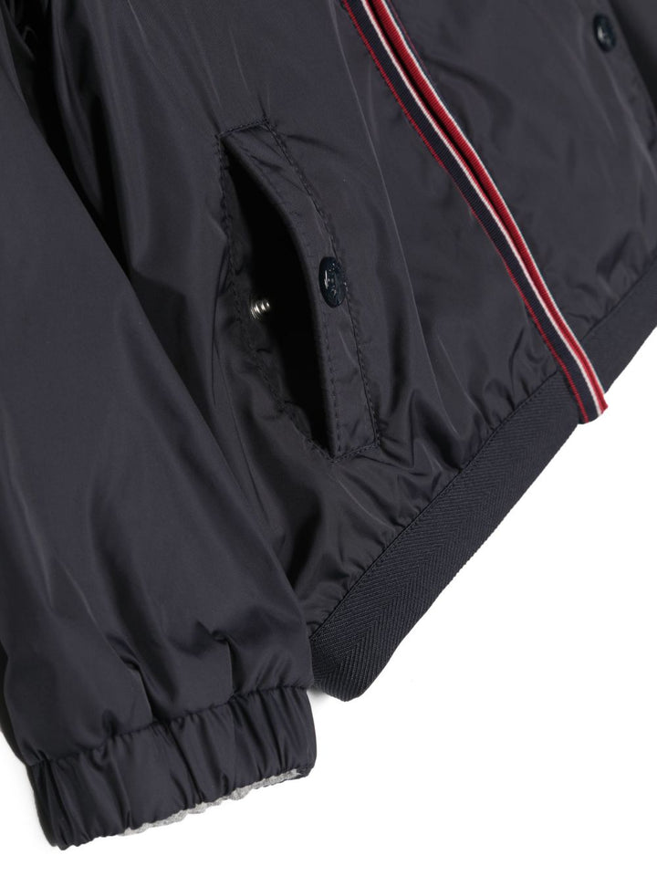 Giubbotto blu scuro per neonato 9511A0002253A5E 742 Moncler Kids 