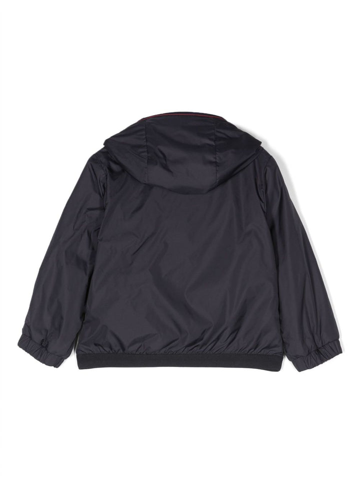 Giubbotto blu scuro per neonato 9511A0002253A5E 742 Moncler Kids 