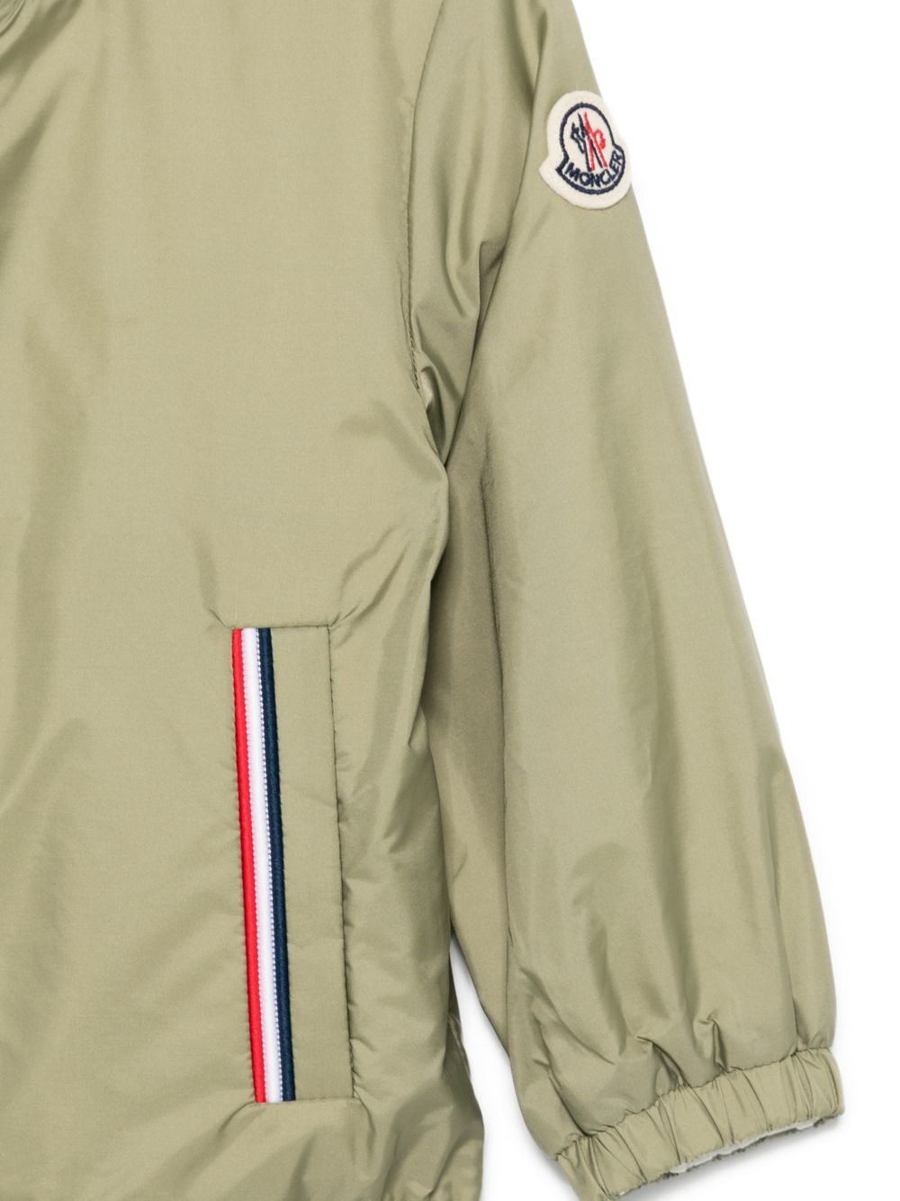 Giubbotto verde per neonato 9511A0004153A5E 81S Moncler Kids 