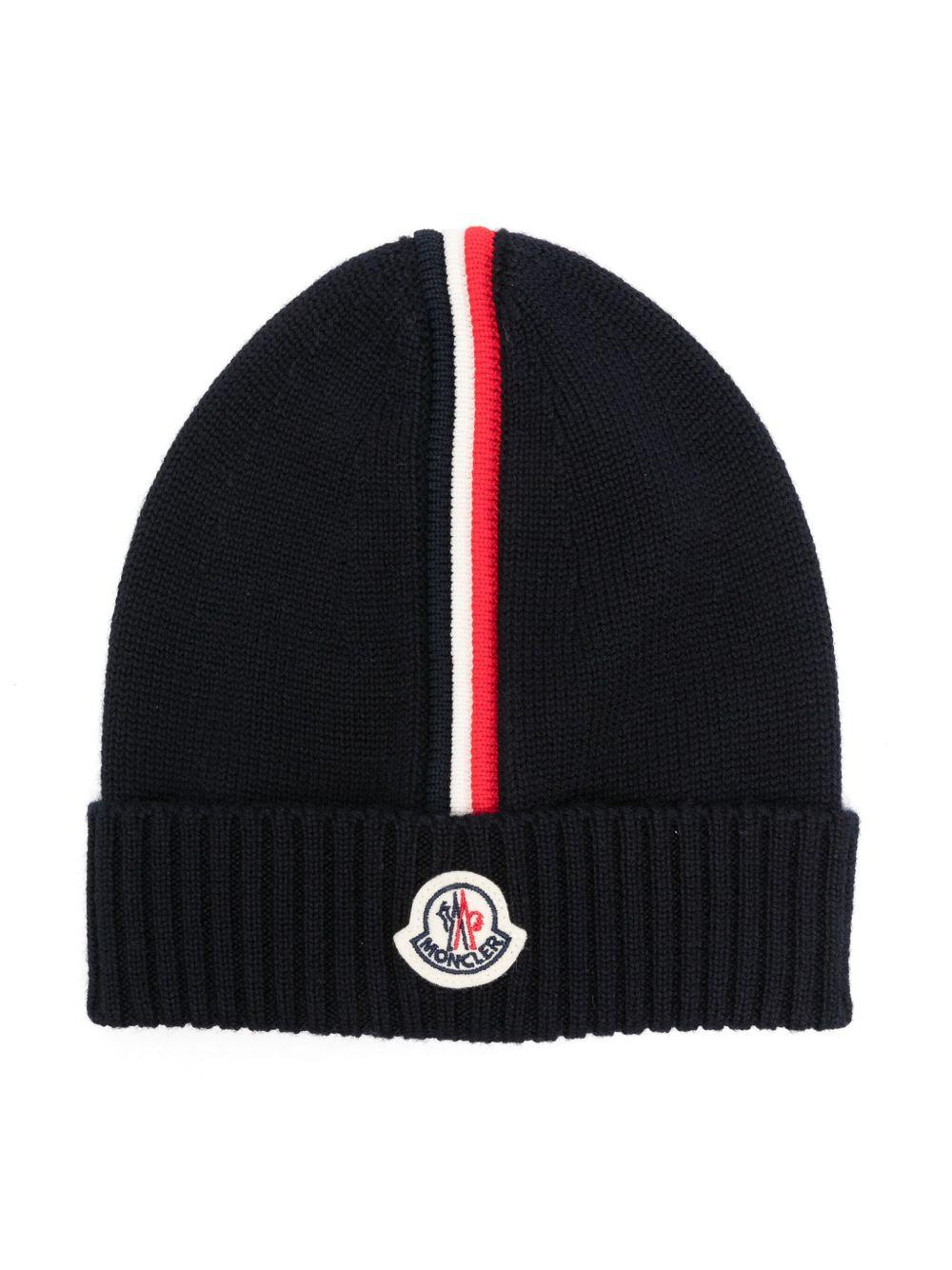 Cappello blu notte per neonato 9513B00005M1131 742 Moncler Kids 
