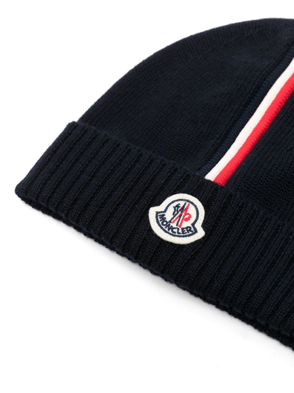Cappello blu notte per neonato 9513B00005M1131 742 Moncler Kids 
