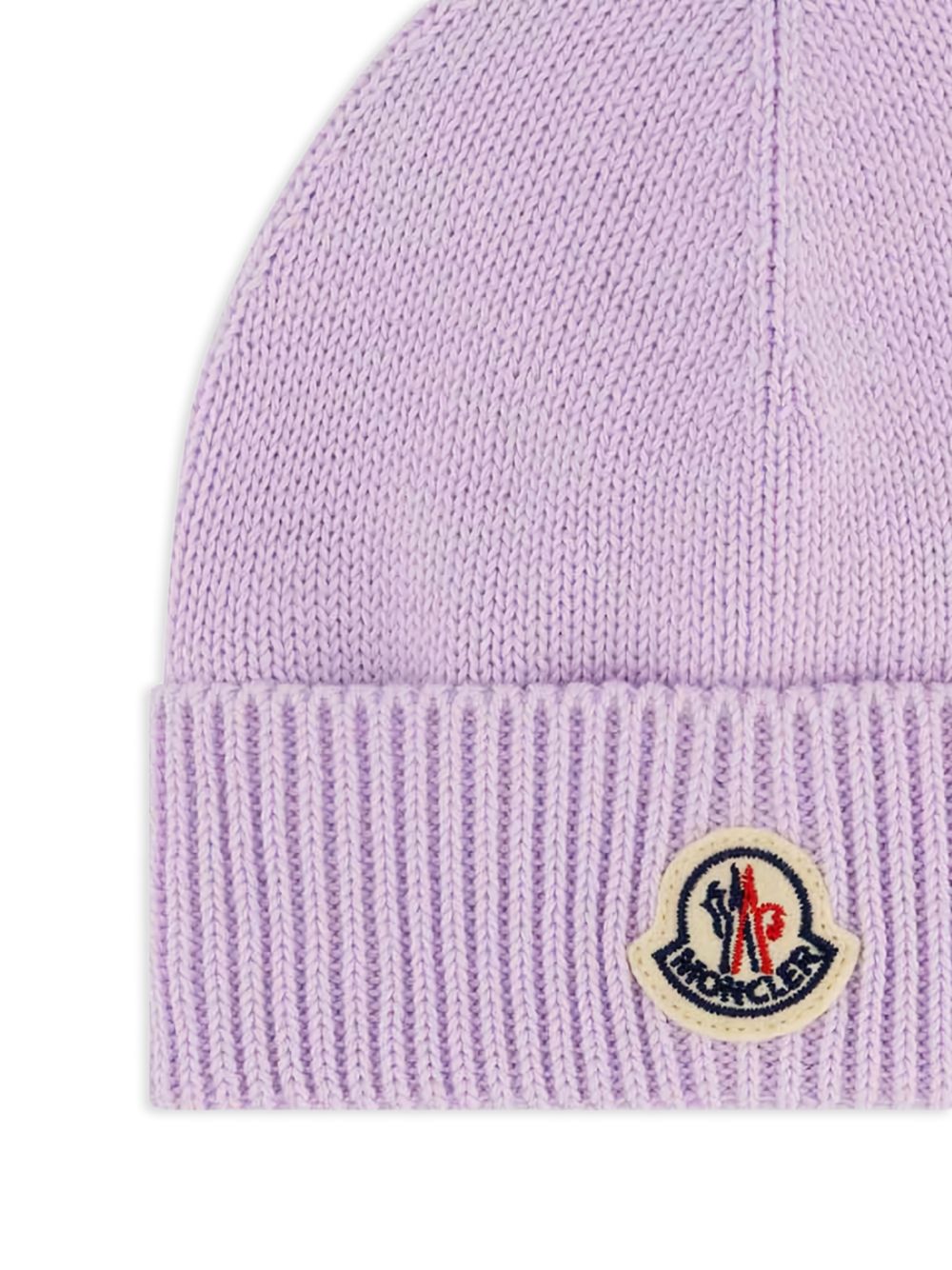 Cappello lilla per neonata 9513B00006M2861 90O Moncler Kids 
