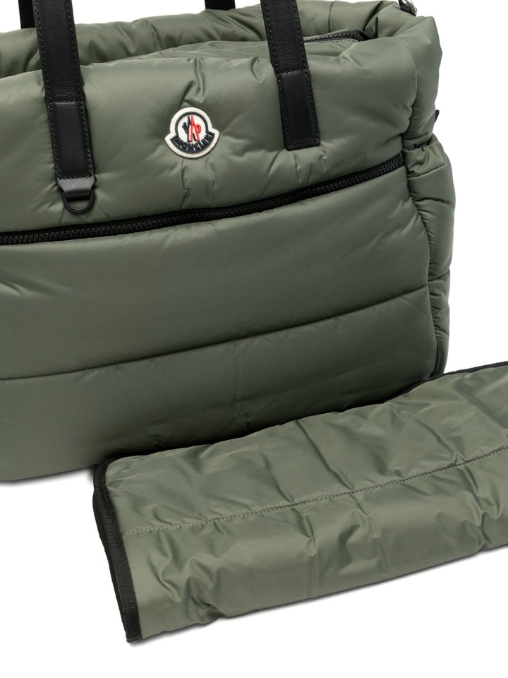 Borsa mamma verde 9515D00001M6811 891 Moncler Kids 