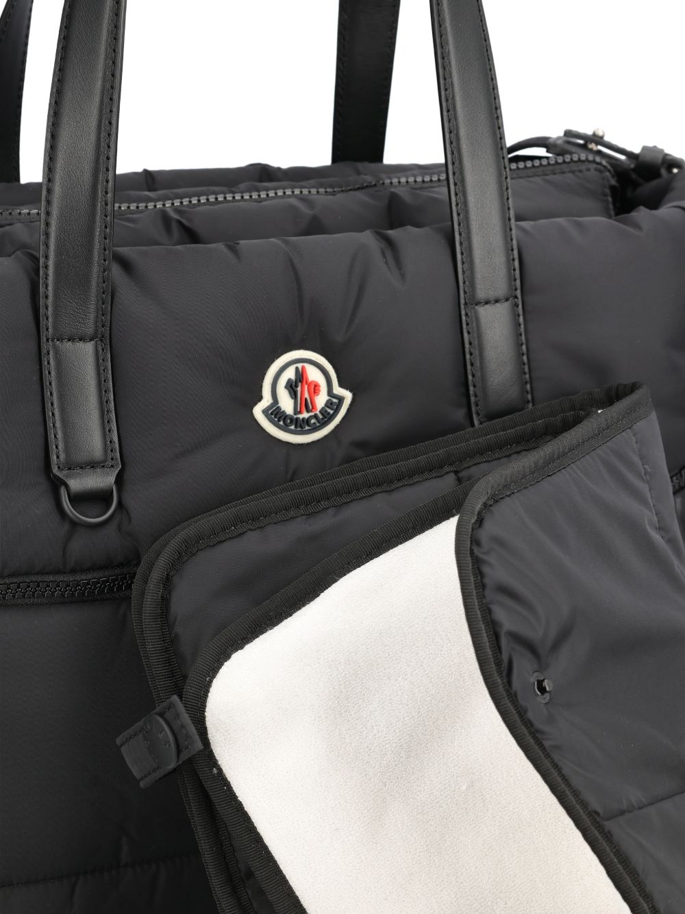 Borsa mamma nera 9515D00001M6811 999 Moncler Kids 
