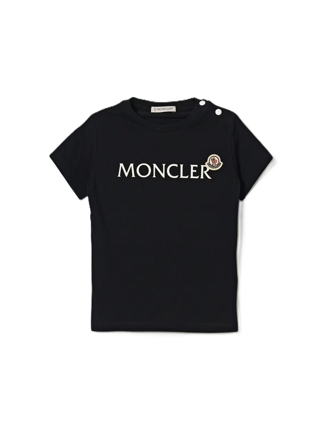 T-shirt blu navy per neonato 9518C0000489AUM 778 Moncler Kids 