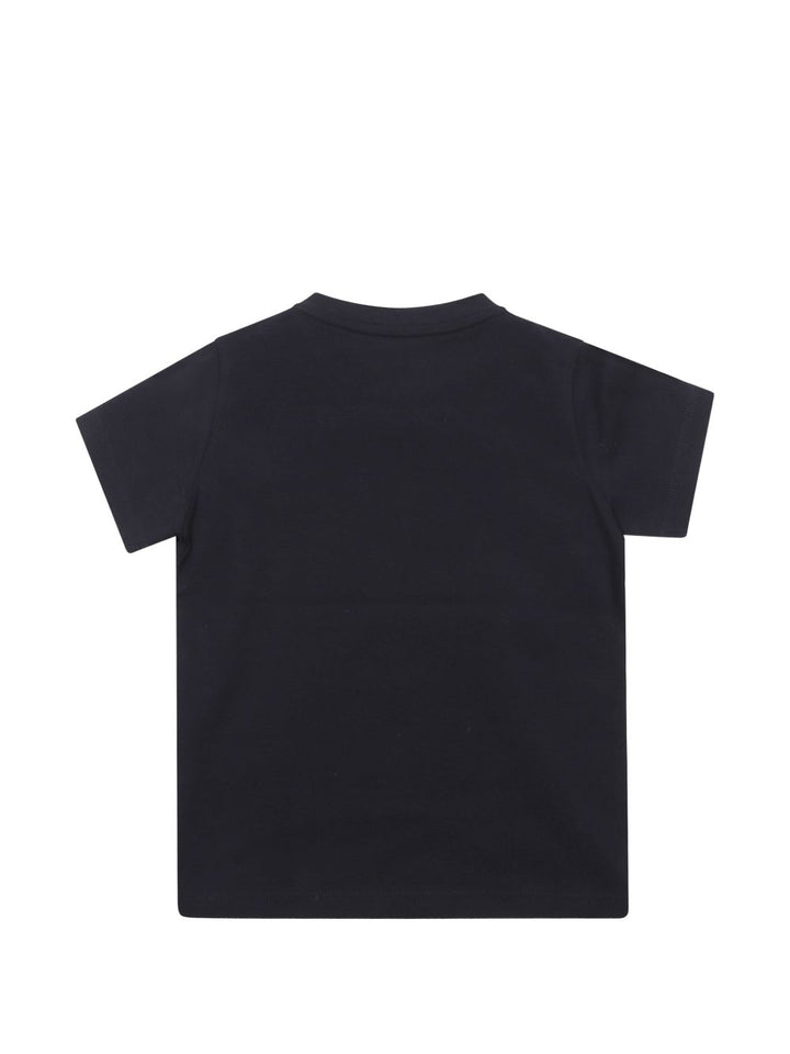 T-shirt blu navy per neonato 9518C0000489AUM 778 Moncler Kids 