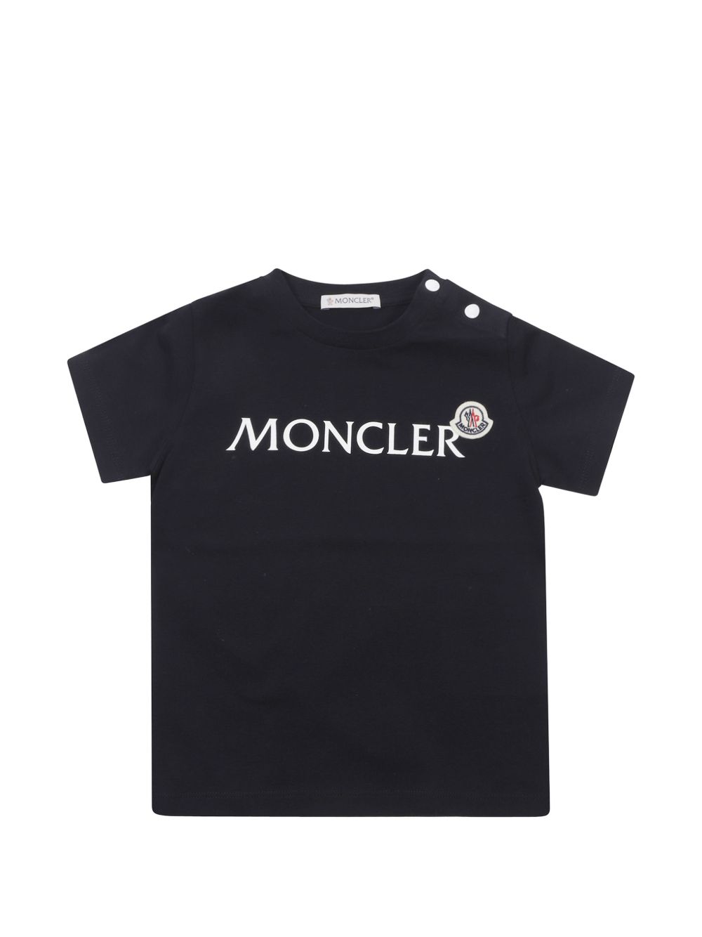 T-shirt blu navy per neonato 9518C0000489AUM 778 Moncler Kids 
