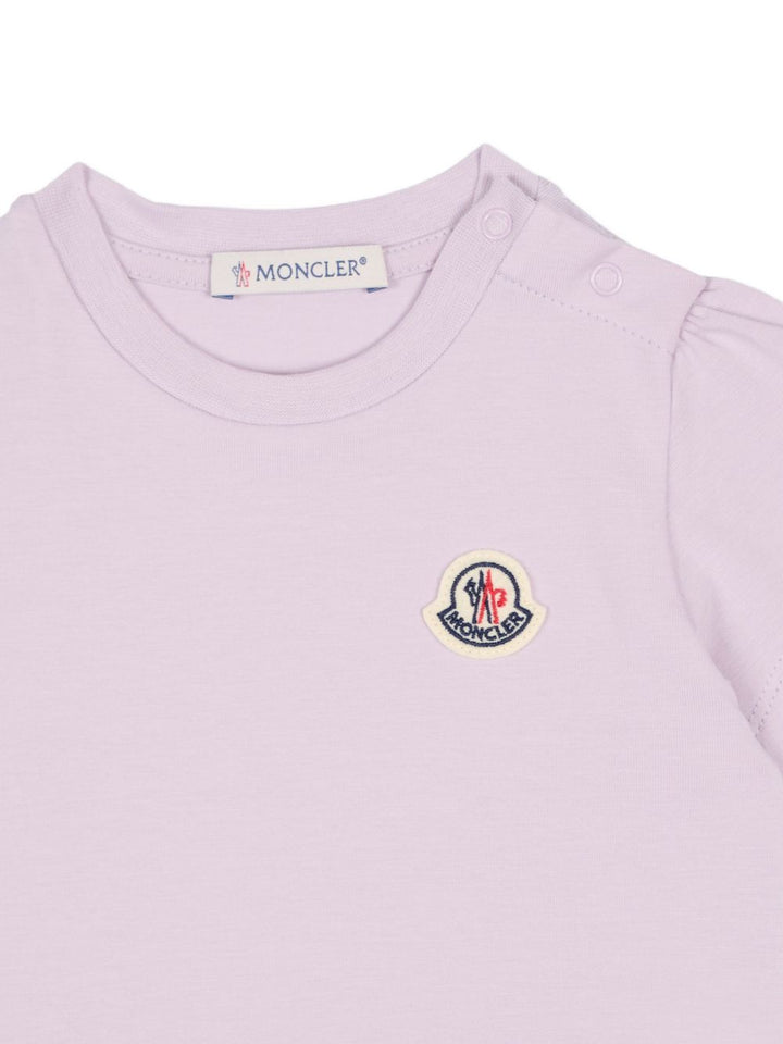Abito viola chiaro per neonata 9518I0000489AUM 509 Moncler Kids 