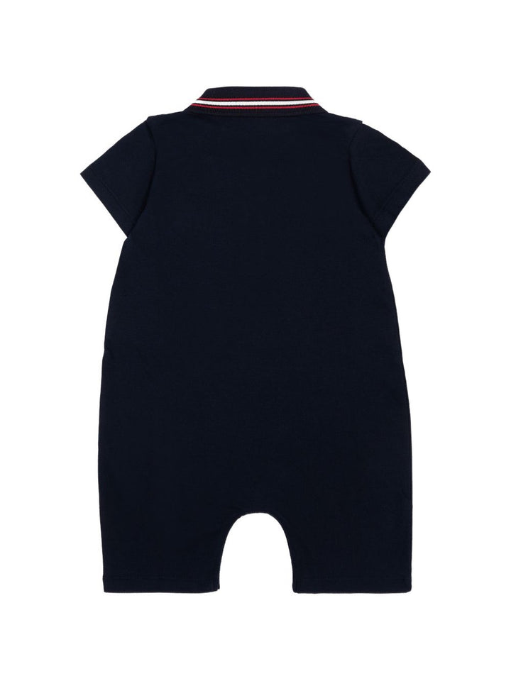 Tutina blu navy per neonato 9518L000068496F 778 Moncler Kids 