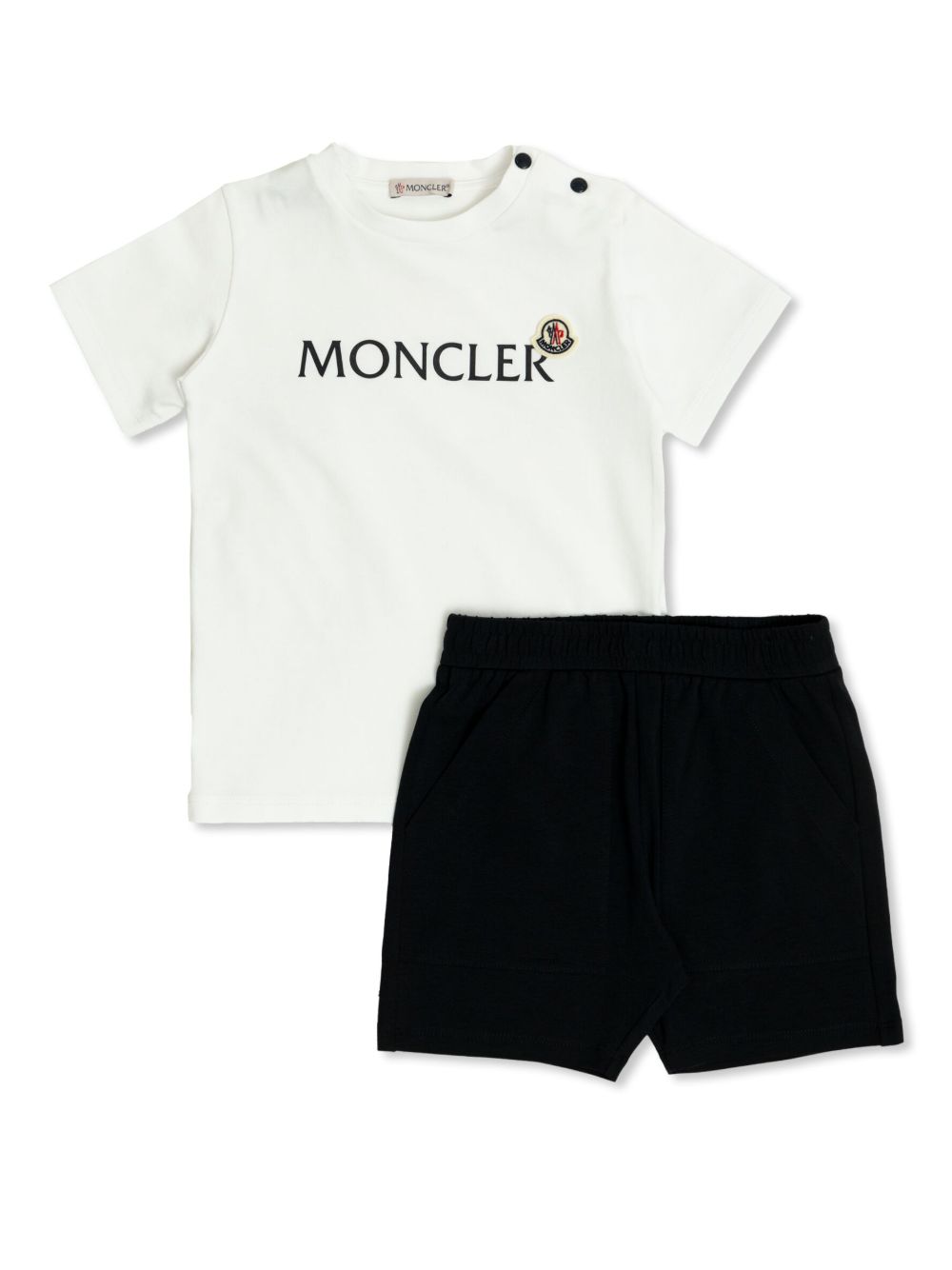 Completo blu/bianco per neonato 9518M0000989AUM 002 Moncler Kids 