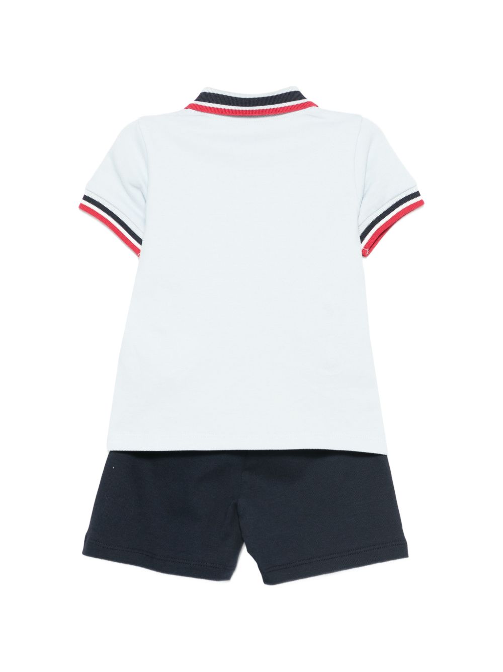 Completo azzurro/blu navy per neonato 9518M000158496F F77 Moncler Kids 