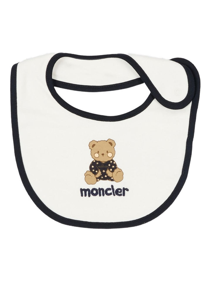 Tutina avorio per neonato 9518P000038392E F07 Moncler Kids 