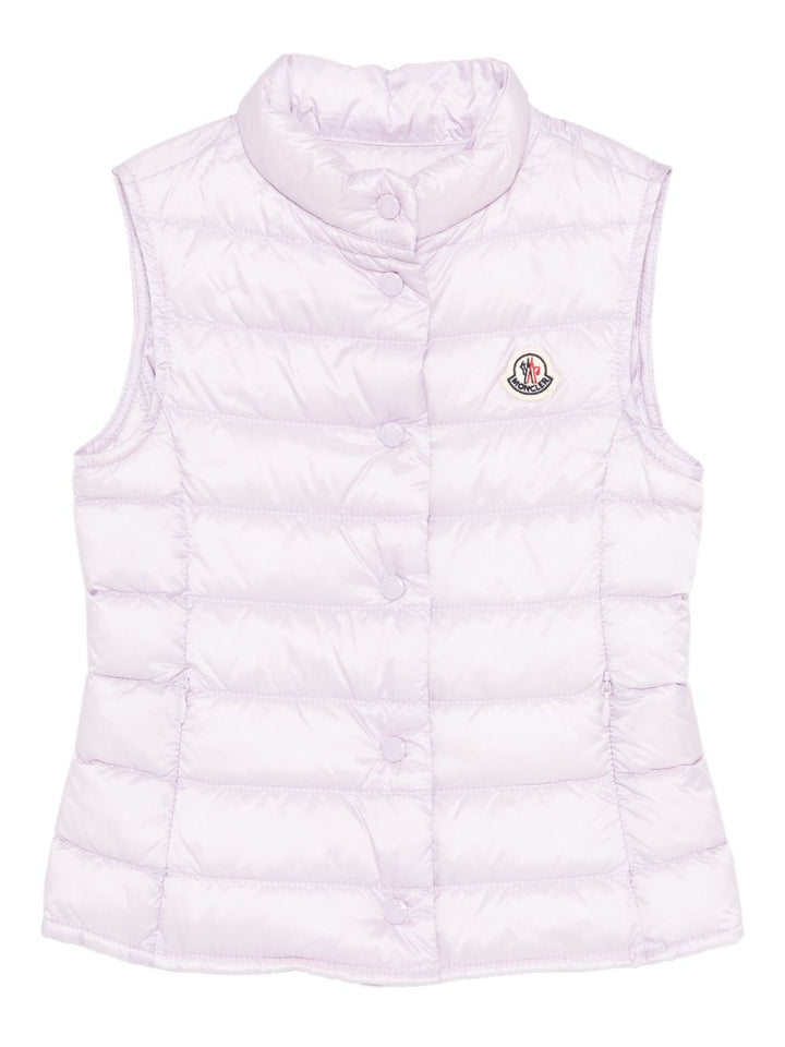 Gilet rosa per bambina 9541A00033597YF 509 Moncler Kids 
