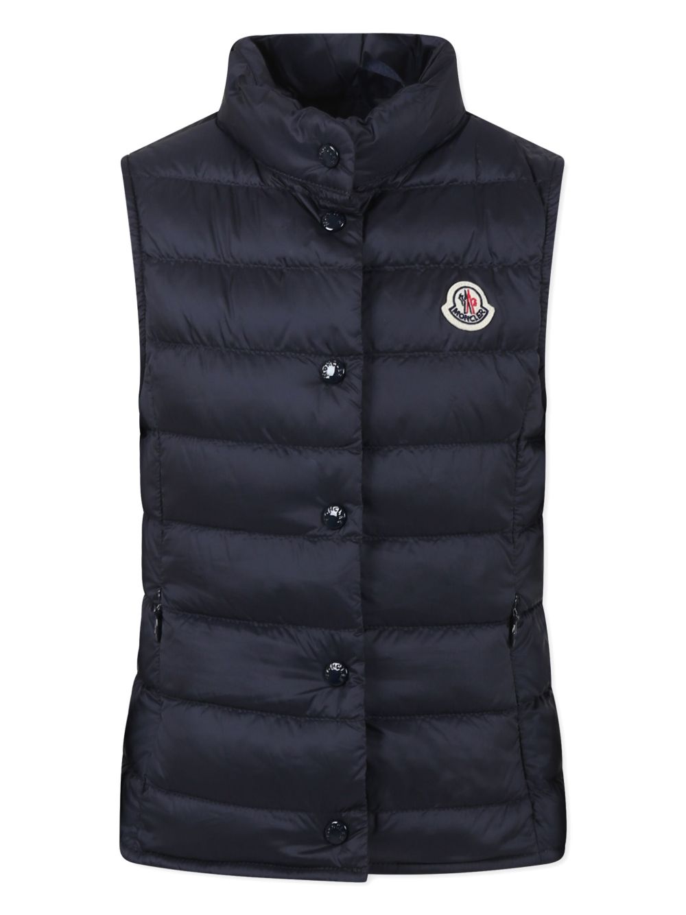 Gilet blu navy per bambino 9541A00033597YF 778 Moncler Kids 