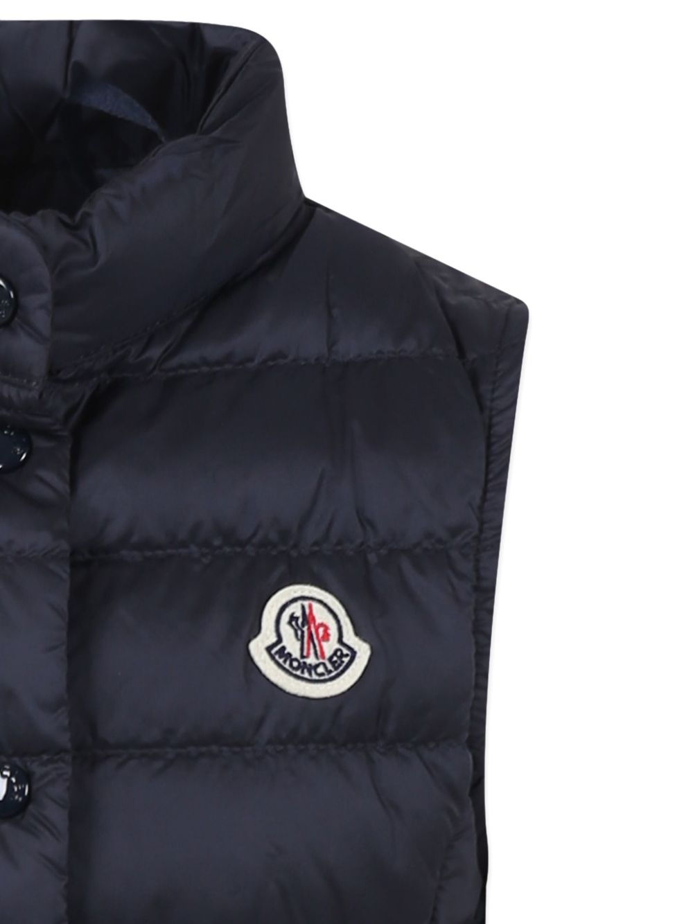 Gilet blu navy per bambino 9541A00033597YF 778 Moncler Kids 
