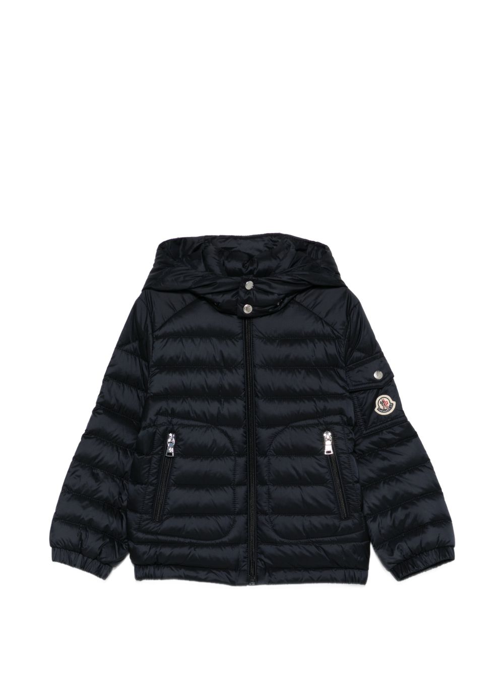 Giubbotto blu navy per bambino 9541A00036597YF 778 Moncler Kids 