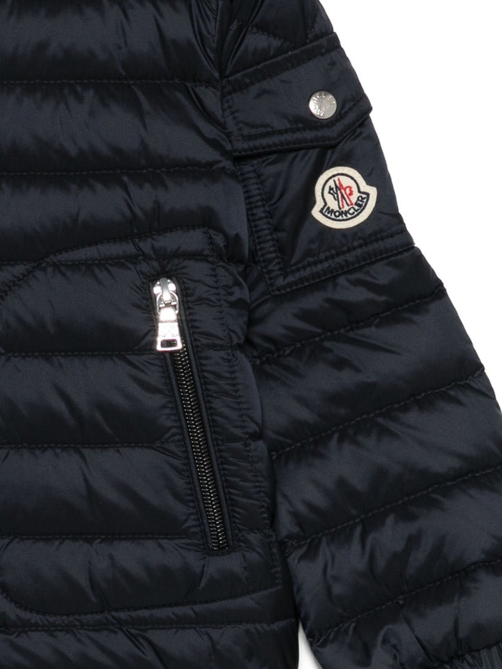 Giubbotto blu navy per bambino 9541A00036597YF 778 Moncler Kids 
