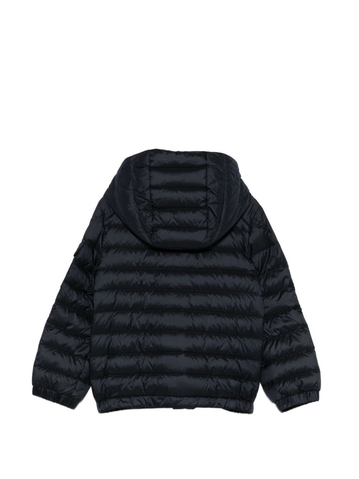 Giubbotto blu navy per bambino 9541A00036597YF 778 Moncler Kids 