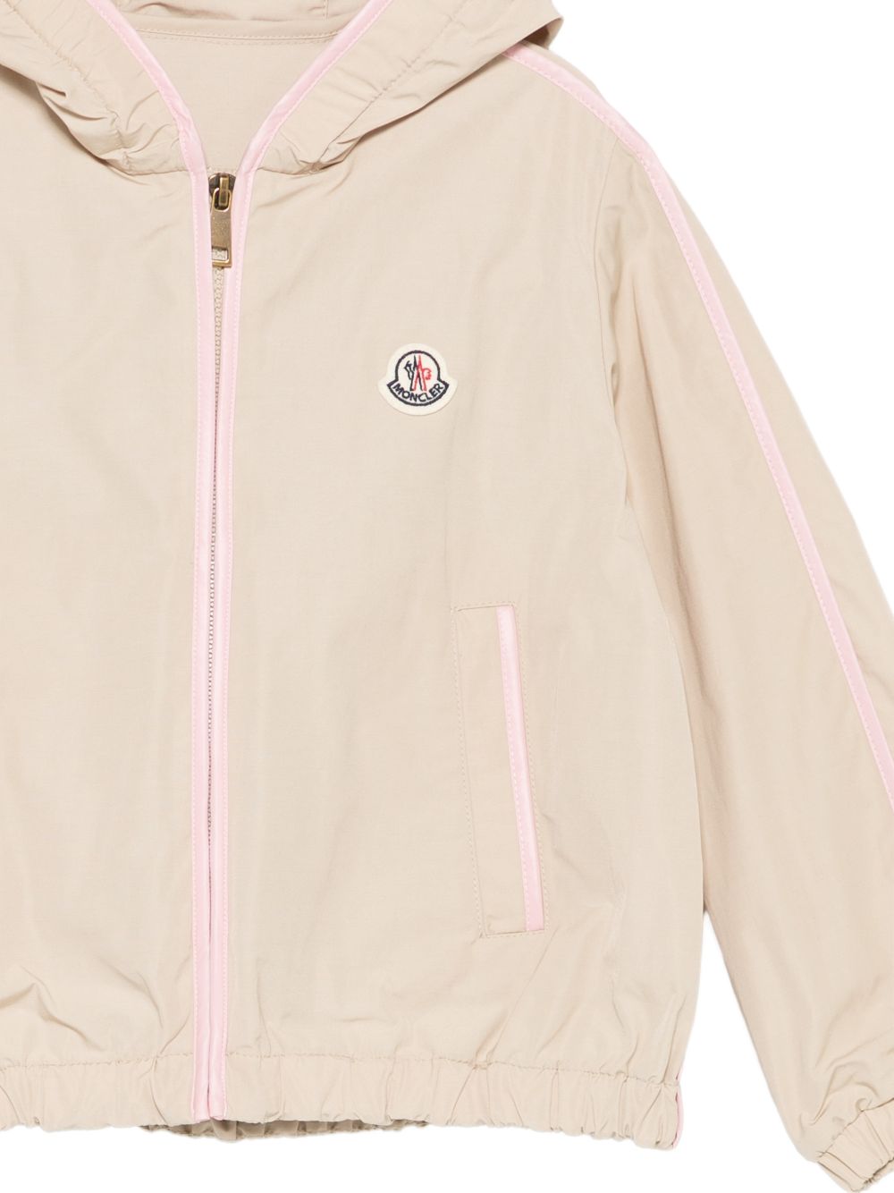 Giubbotto beige per bambina 9541A00052549P3 20J Moncler Kids 