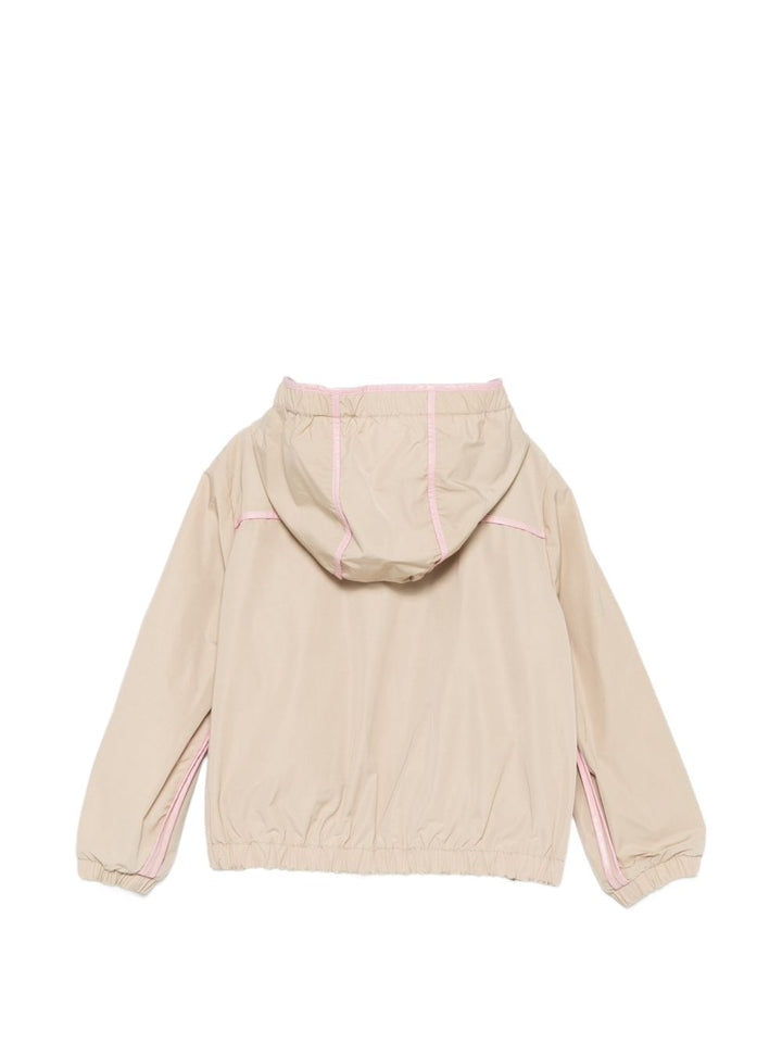 Giubbotto beige per bambina 9541A00052549P3 20J Moncler Kids 