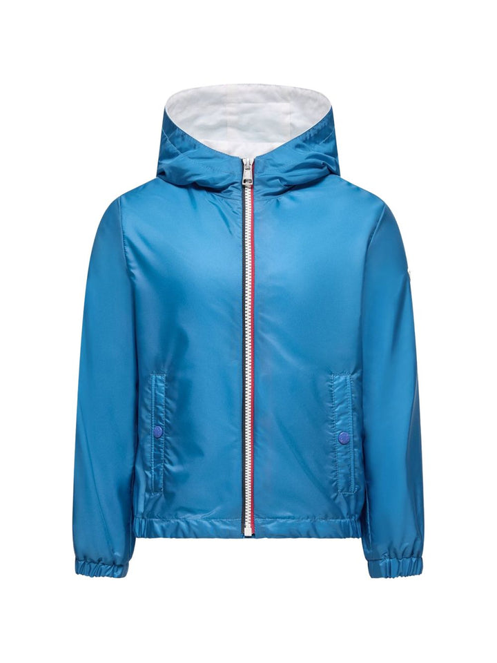 Giubbotto turchese per bambino 9541A0008653A5E 72C Moncler Kids 