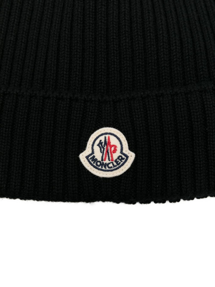 Cappello nero per bambino 9543B00006M1131 999 Moncler Kids 