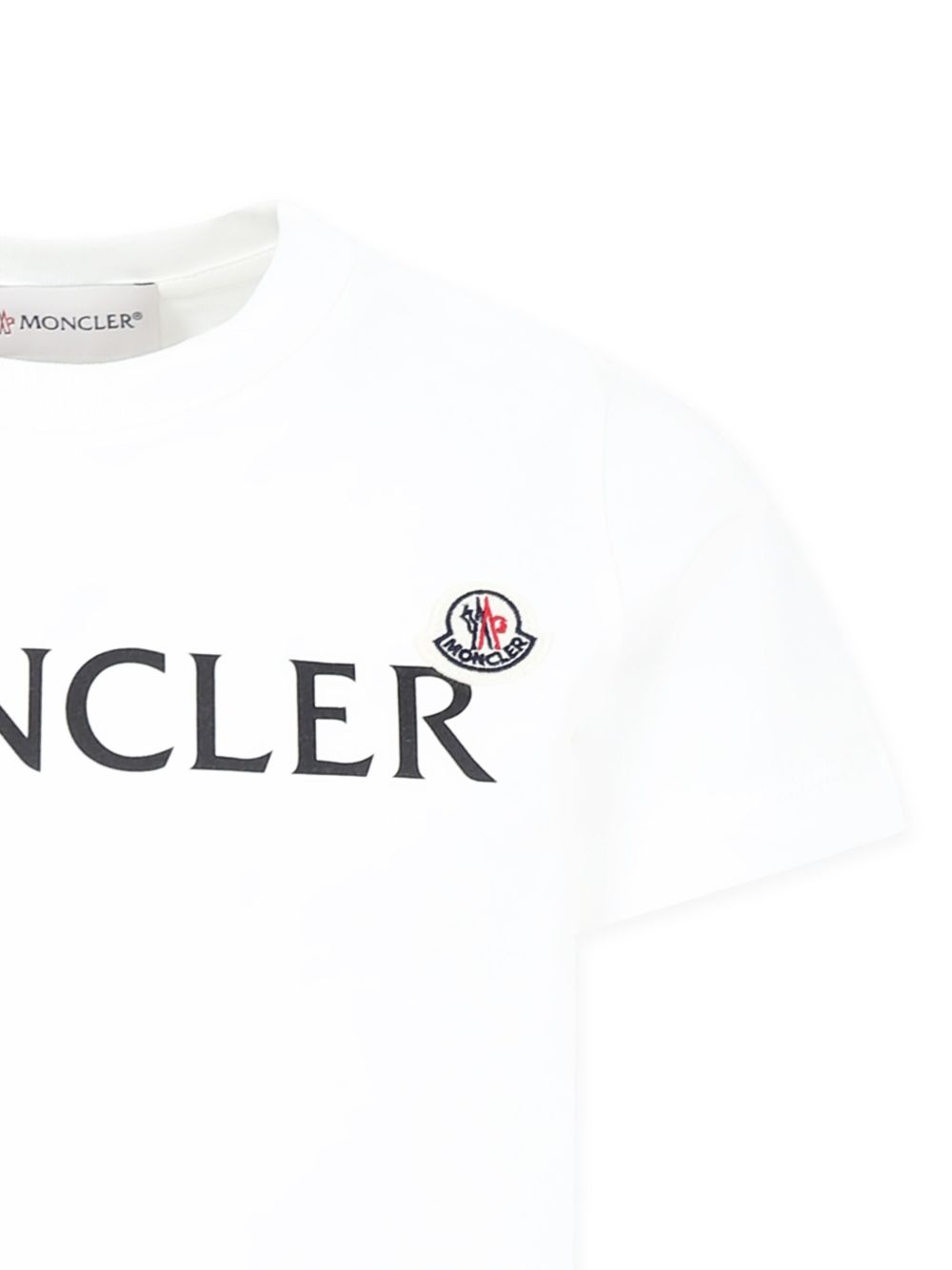 T-shirt bianco per bambino 9548C0001089AFV 034 Moncler Kids 
