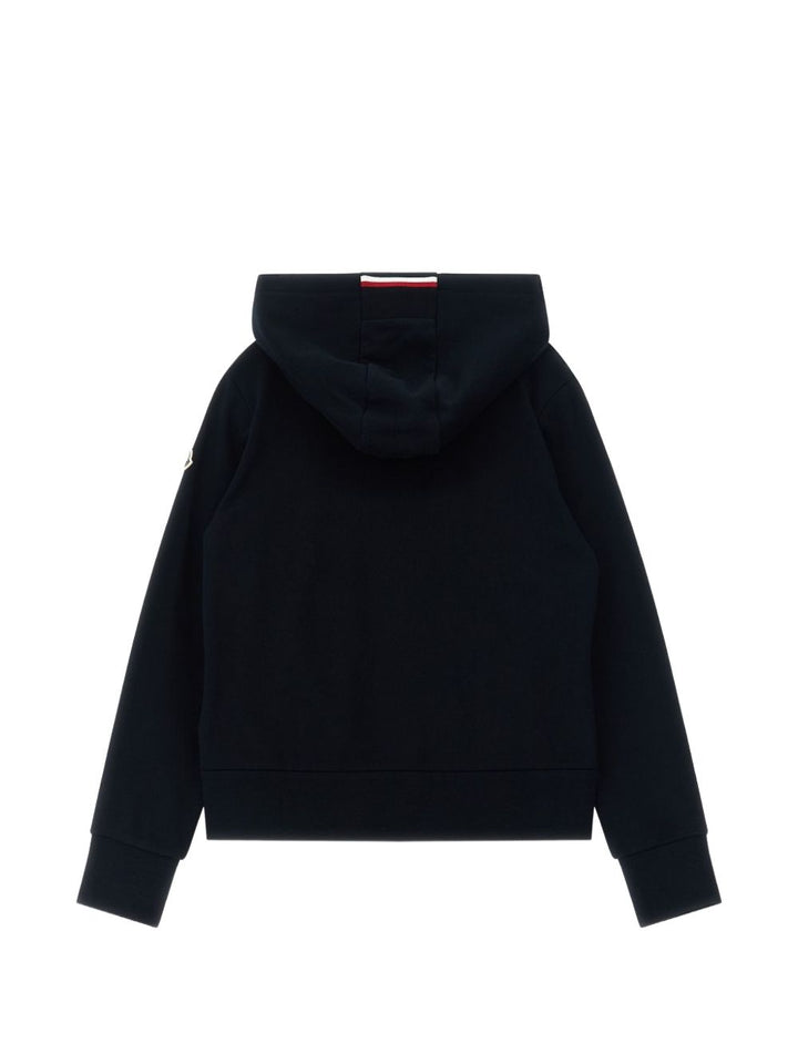 Felpa blu navy per bambino 9548G0000189AKM 778 Moncler Kids 