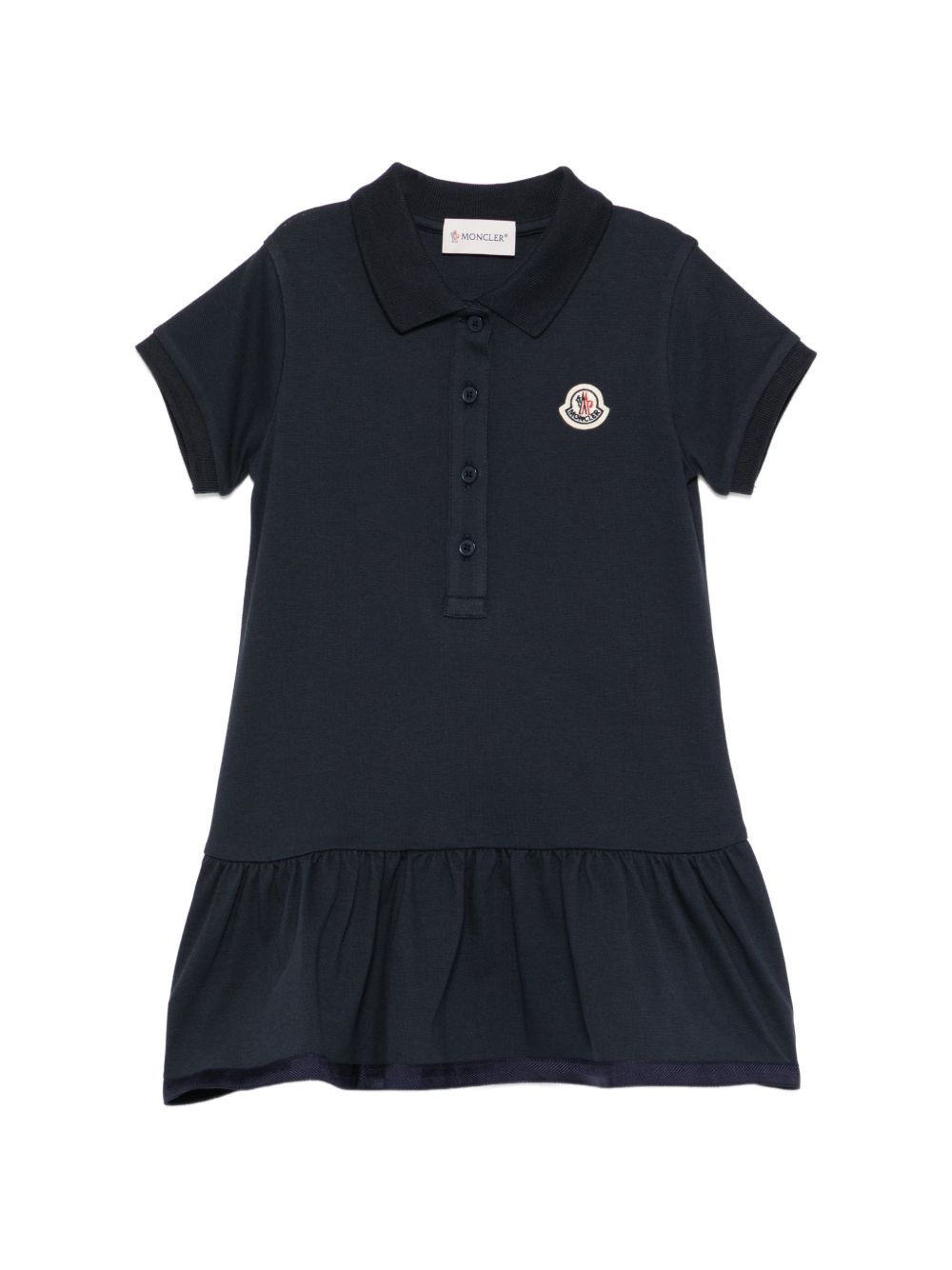 Abito blu navy per bambina 9548I000148496F 773 Moncler Kids 