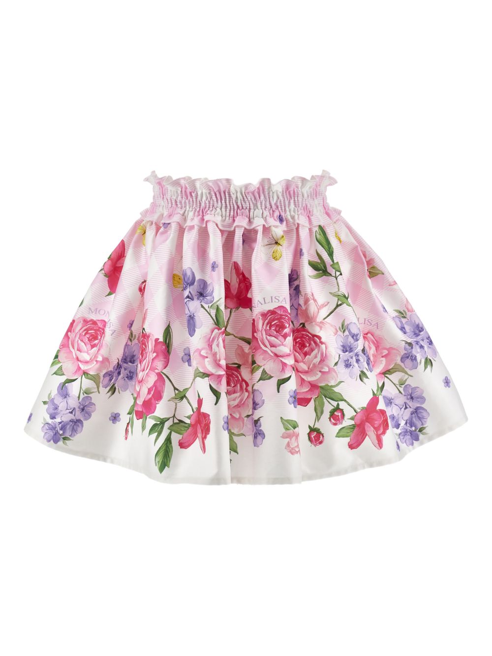 Gonna multicolor per bambina 11G7017623 0090 Monnalisa Kids 