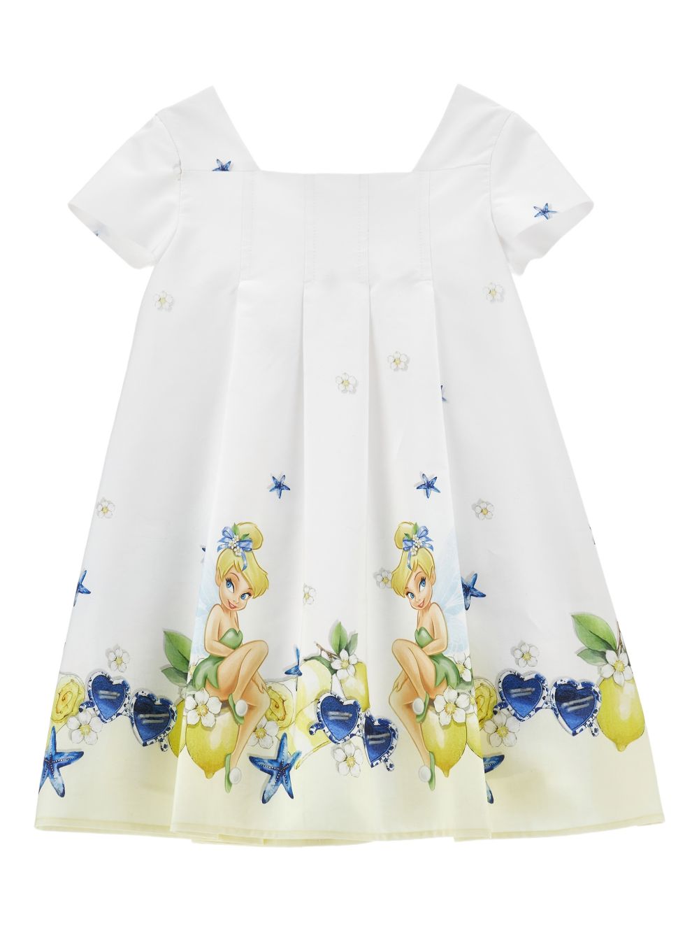 Abito bianco per bambina 11G9217628 9914 Monnalisa Kids 