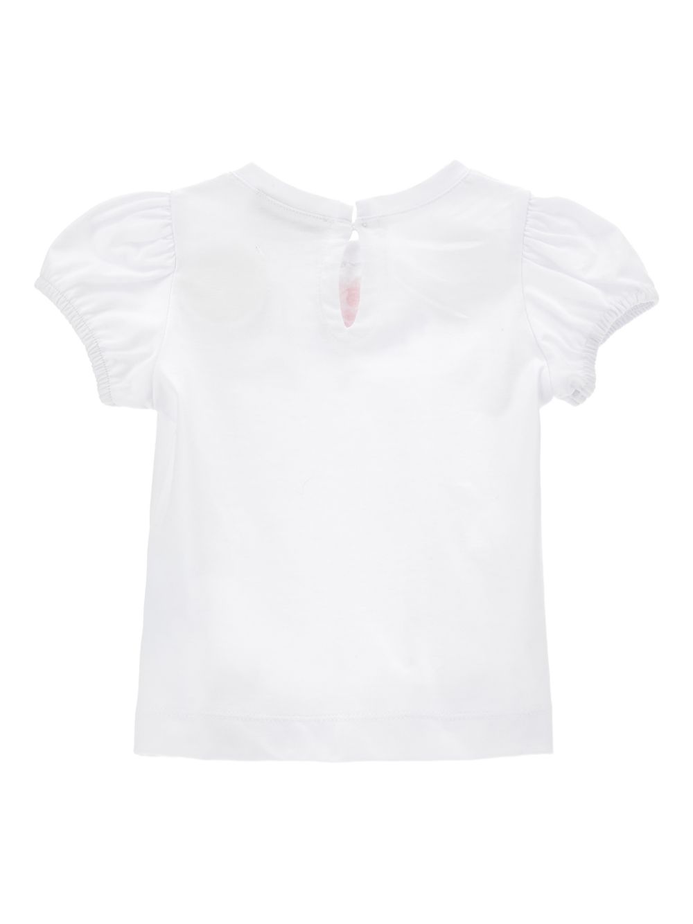 T-shirt bianca per neonata 31G6007206 0099 Monnalisa Kids 