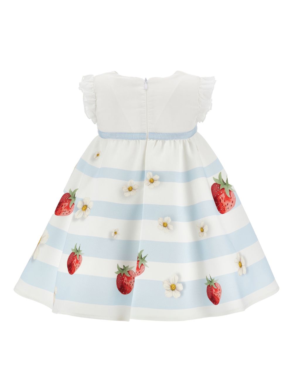 Abito bianco per neonata 31G9157105 9984 Monnalisa Kids 