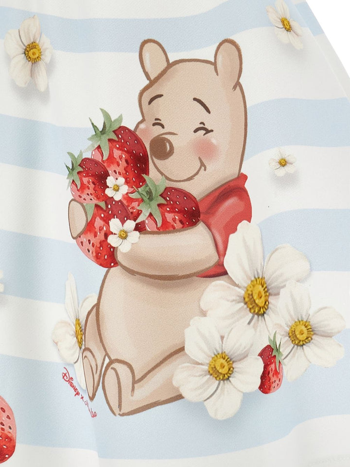 Abito bianco per neonata 31G9157105 9984 Monnalisa Kids 