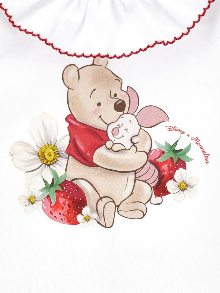 Tutina bianca per neonata 35G2077084 0099 Monnalisa Kids 