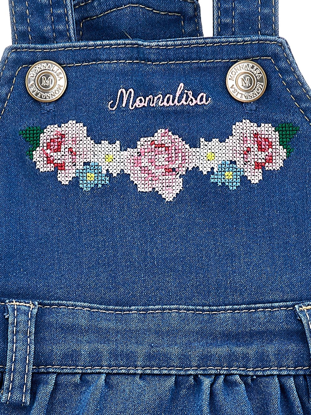 Abito in jeans per neonata 39G7047017 0055 Monnalisa Kids 
