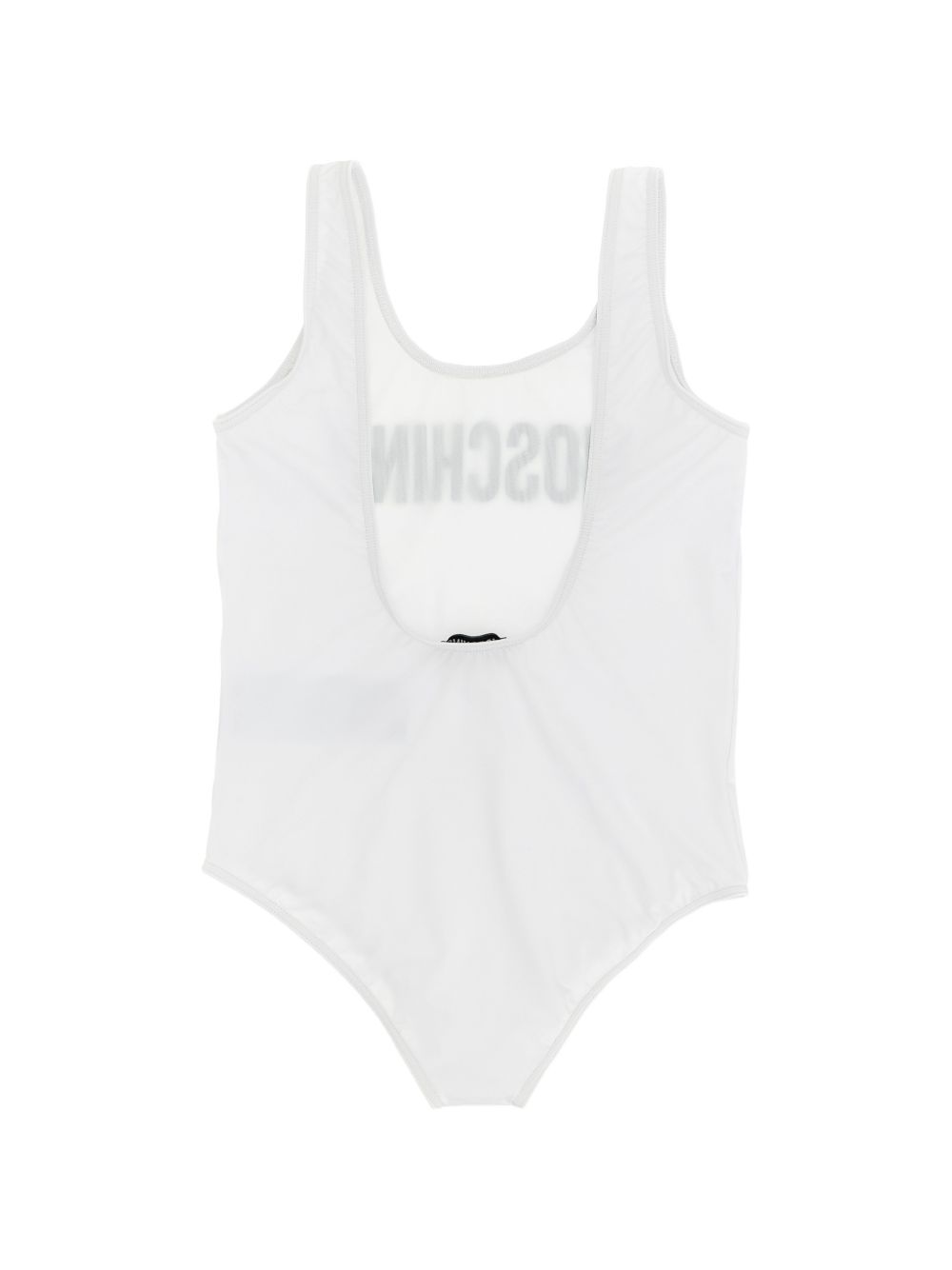 Costume entero bianco per bambina HDL016LKA11 10101 Moschino Kids 