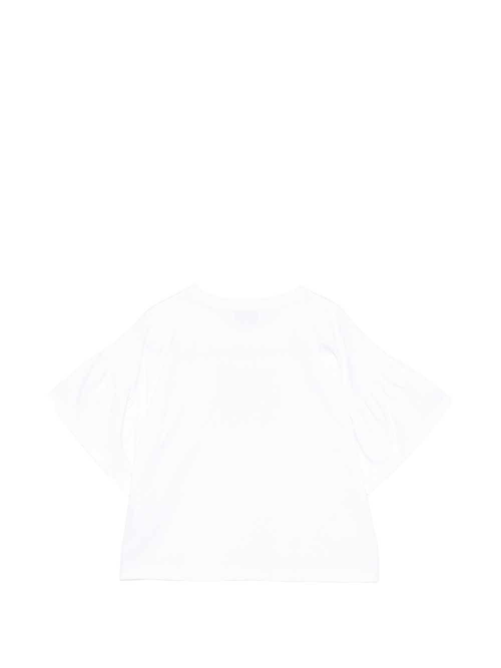 T-shirt bianca per bambina HDM077LAA23 10101 Moschino Kids 