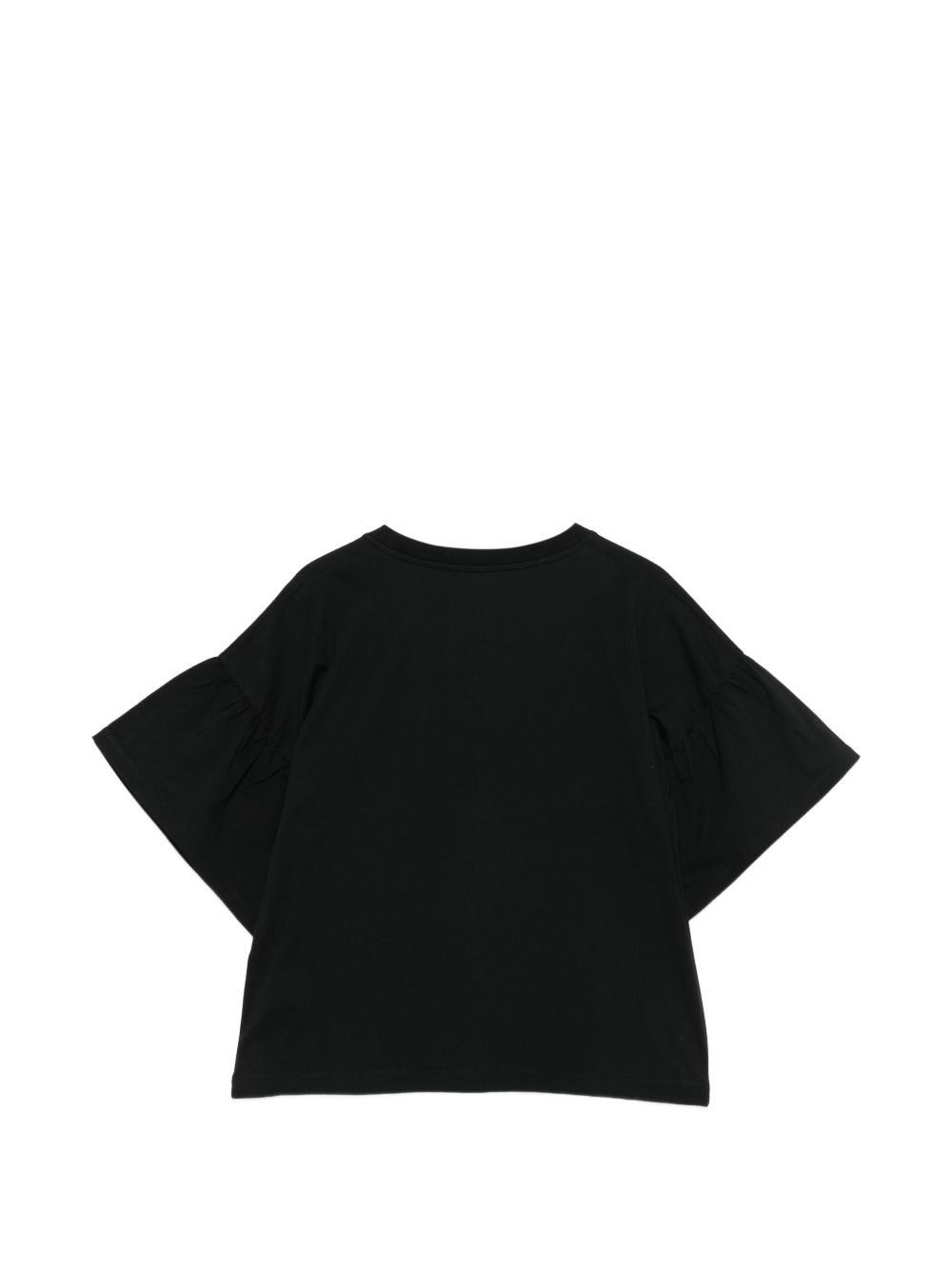 T-shirt nero per bambino HDM077LAA23 60100 Moschino Kids 