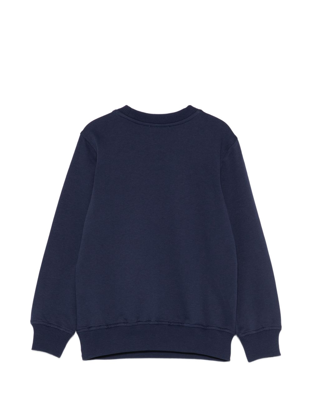 Felpa blu per bambino HUF09ULCA19 40016 Moschino Kids 