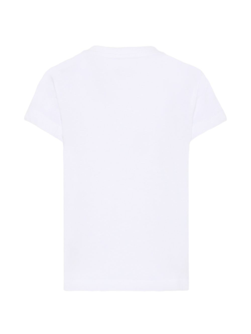 T-shirt bianco per bambino HUM05OLAA03 10101 Moschino Kids 